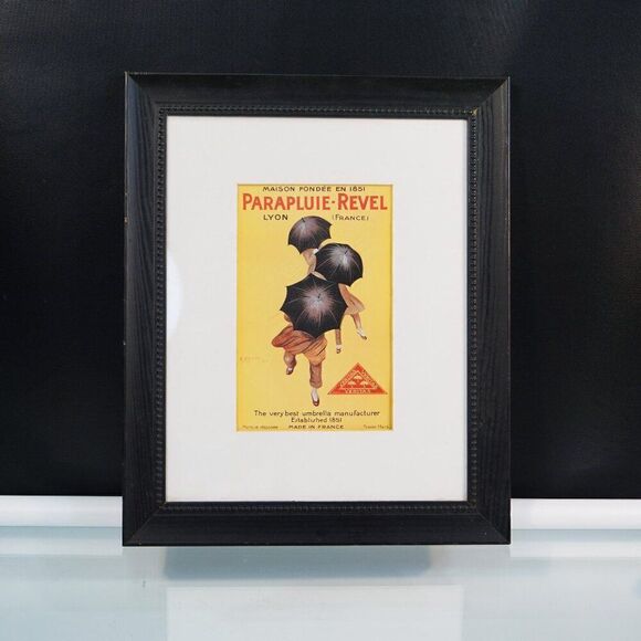 Vintage Print Picture Umbrella Ad Leonetto Cappiello Parapluie Revel Parasolier - Picture 1 of 9